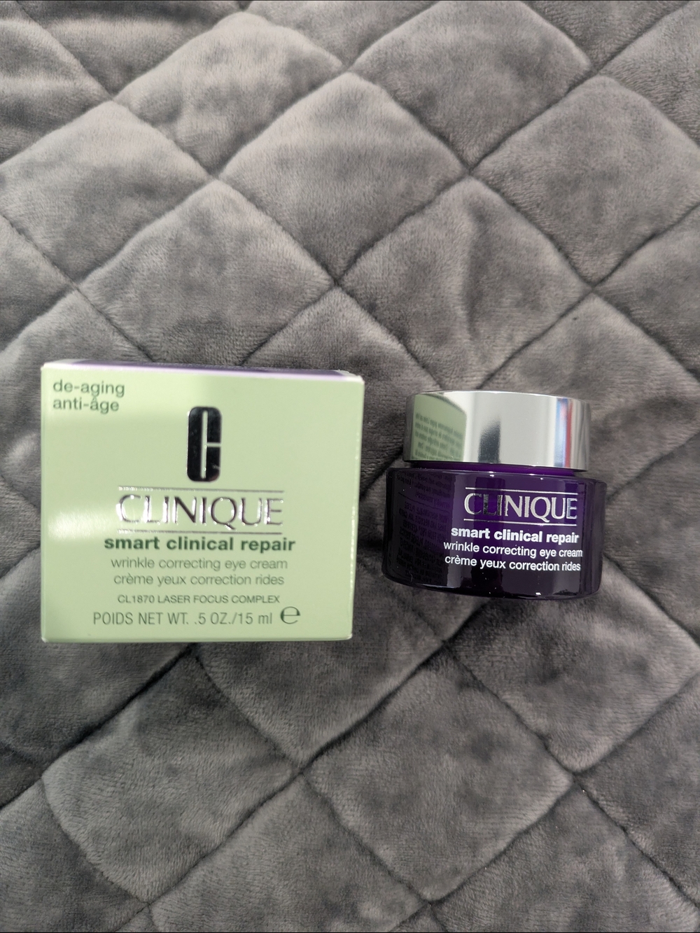 Clinique Smart Clinical Repair Wrinkle Correcting Eye Cream - Purple